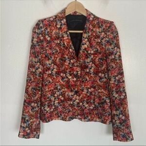 Zara Multicolor Floral Blazer